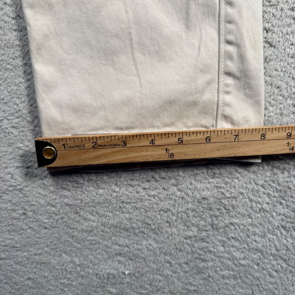 Hollister Ultra High Rise Dad Pant, Women's Size 26R Beige‎ Cotton Stretch Cargo - Picture 8 of 8